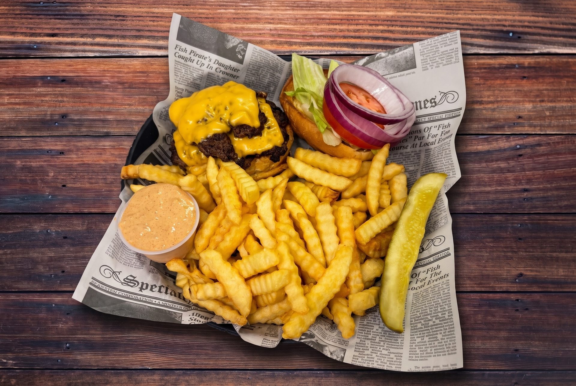 Wings, Burgers, and Pub Favorites