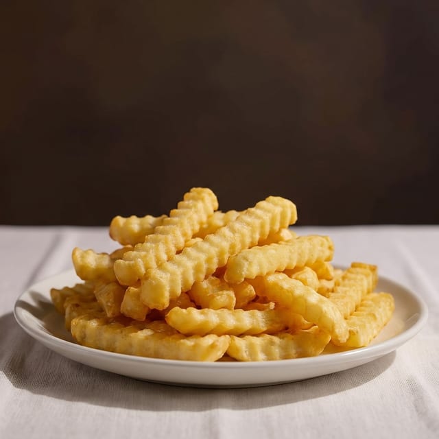 Crinkle Fries Basket.